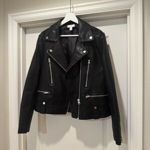 Topshop Black Moto Jacket
